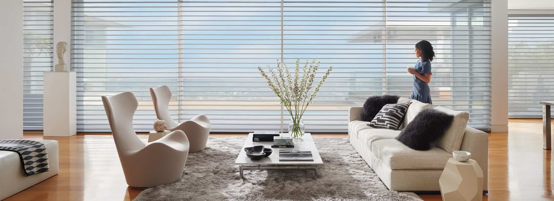 Sheer shadings near Helena, Montana (MT), including Hunter Douglas Silhouette® Window Shadings